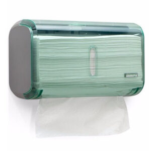 DISPENSER P/ PAPEL TOALHA COMPACTO URBAN GLASS VERDE