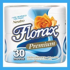 PAPEL HIGIENICO FOLHA SIMPLES PREMIUM 16x04x30