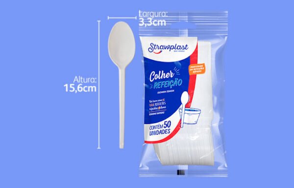 COLHER REFEIÇÃO CRISTAL 50UN