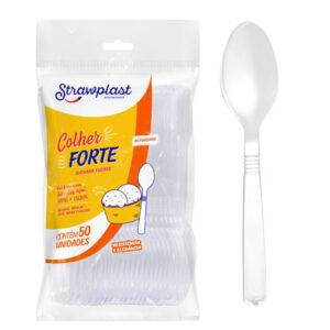 COLHER FORTE BRANCA 50UN