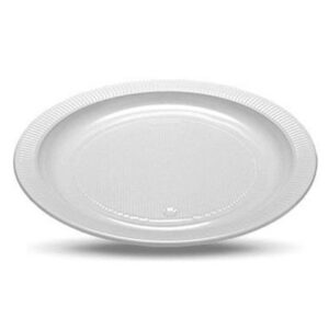 PRATO DE ISOPOR 26CM RASO 20x1