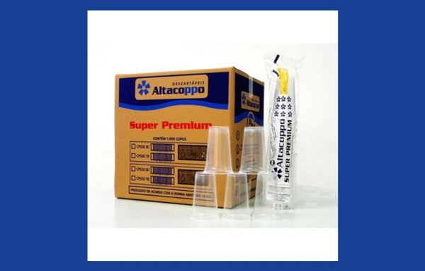 Copo descartável 550ml PP liso 20x50