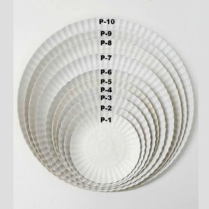 Prato papelão pinho natural Nº 01 ao 10