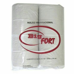 PAPEL HIGIENICO ROLAO BRANCO 6x8x300