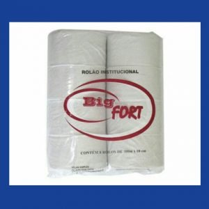 PAPEL HIGIENICO ROLAO BRANCO 6x8x300