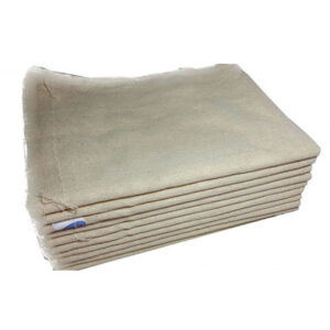 Saco de algodão cru 80cm X 50cm