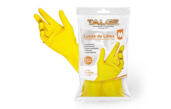 LUVA MULTIUSO P/LIMPEZA M CX C/72 PCT