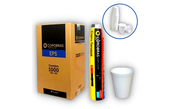 Copo de  isopor 120ml