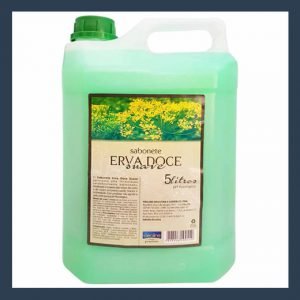 SABONETE LÍQUIDO 5L ERVA DOCE SUAVE CX 4X1
