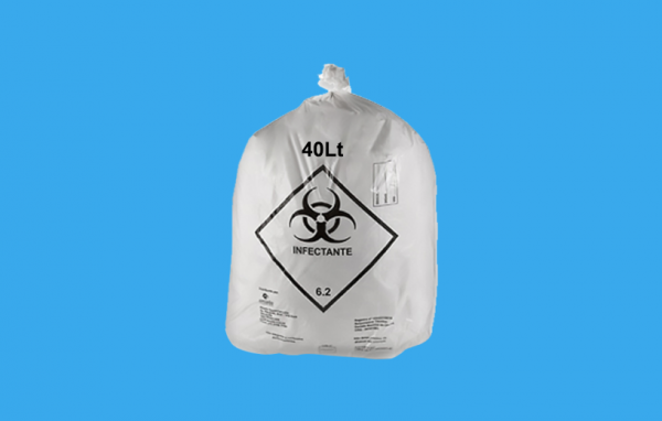 SACO P/ LIXO HOSPITALAR 100X1 40 L