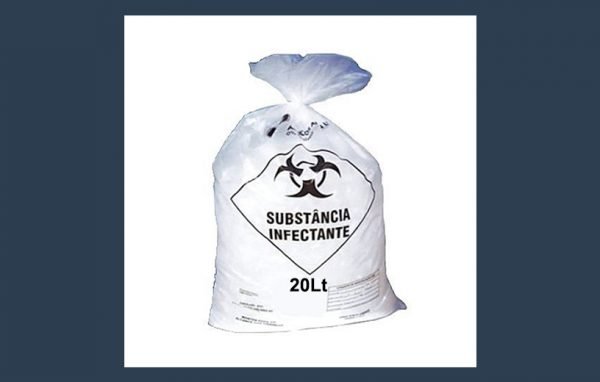 SACO P/ LIXO 20L HOSPITALAR 100X1