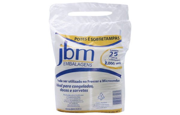 KIT POTE TAMPA "PP" 2000ML